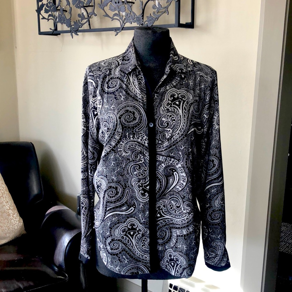 NWOT Ann Taylor paisley blouse